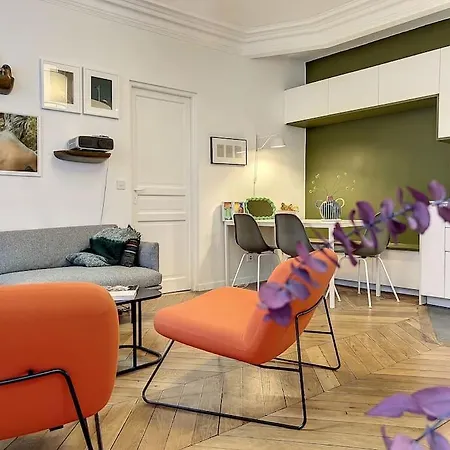 Art Bougee Montmartre Lägenhet Paris